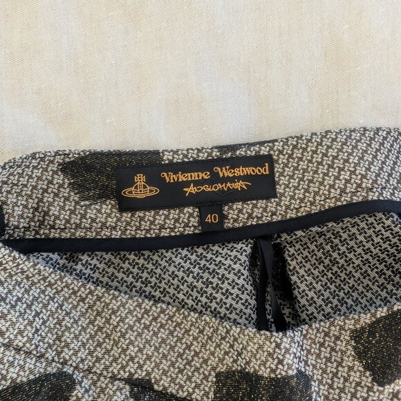 Vivienne Westwood metallic printed mini skirt - Picture 3 of 4